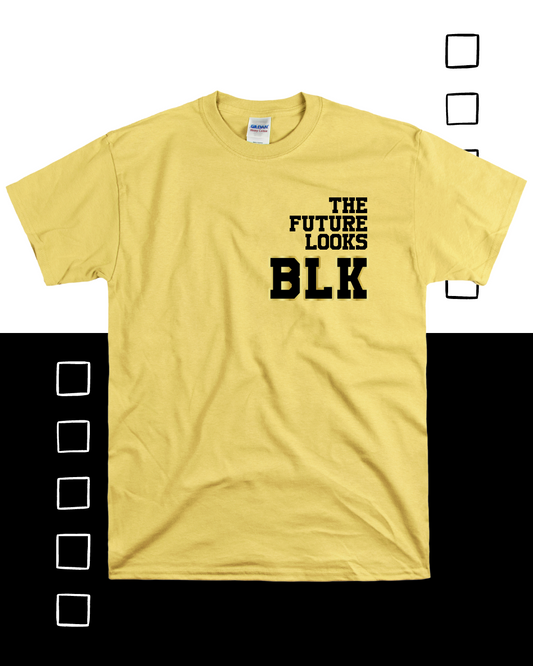 The Future Looks BLK (yellow)
