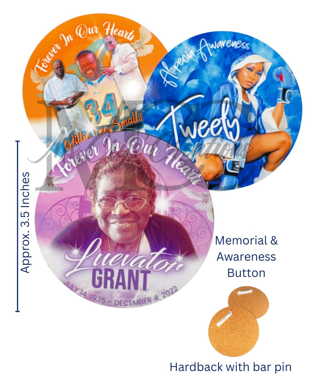 Memorial / Awareness Button
